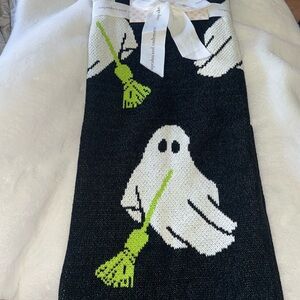 Cupcakes and Cashmere Ghosts and Broomsticks Halloween Throw Blanket